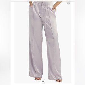 House of Cb Alivia grey satin trousers
